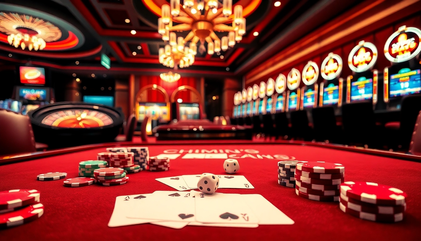 Engage with the thrilling 98win bet atmosphere featuring poker chips, cards, and a roulette wheel.