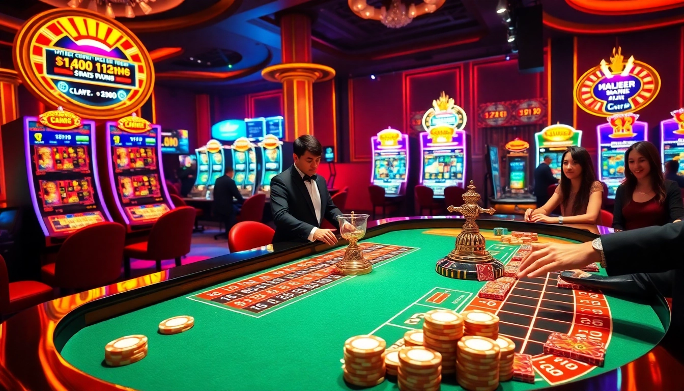 Experience high-stakes excitement at https://lucky88ai.net/ with vibrant casino visuals showcasing roulette and poker.