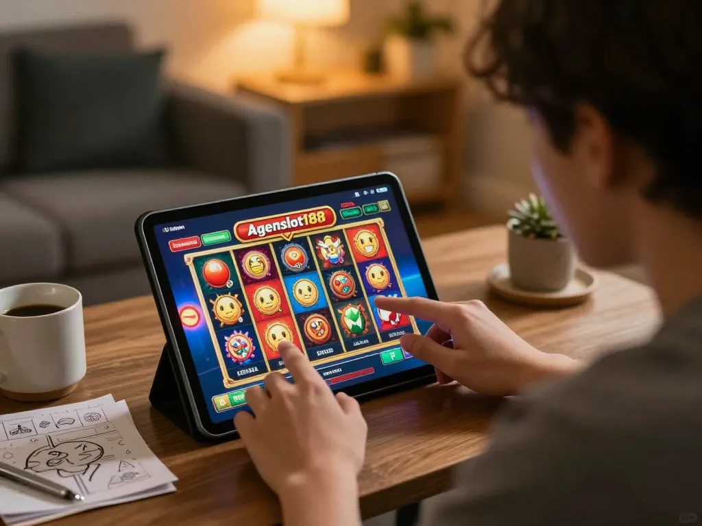 Engaging gameplay on agenslot188 platform showcasing vibrant slots with user excitement