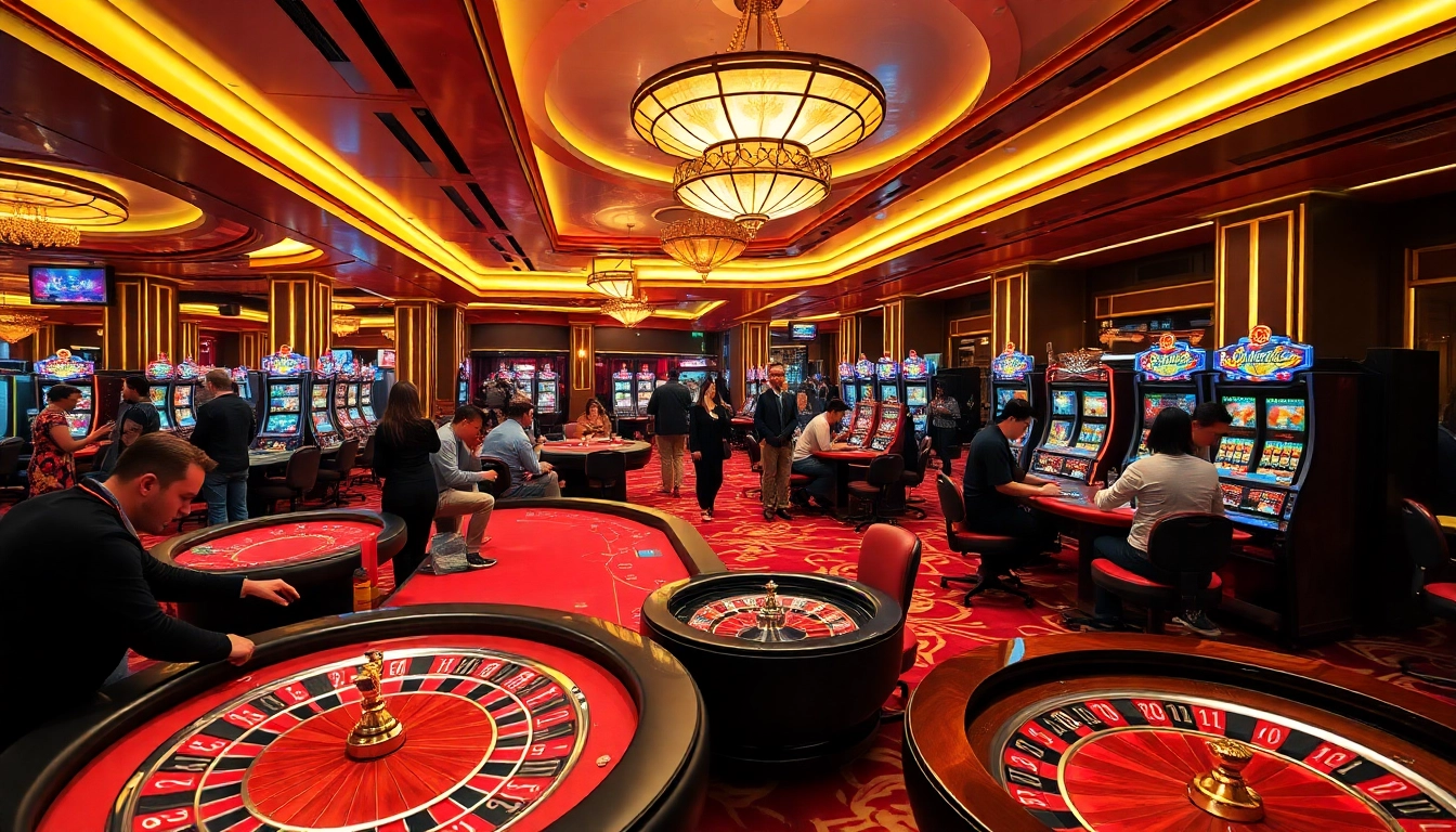 Experience thrilling gameplay at 789club with vibrant casino tables and engaging players.