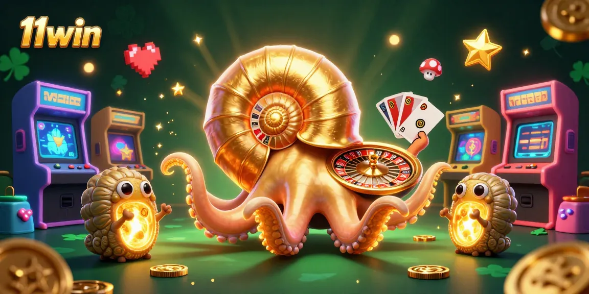 Experience thrilling gameplay with 11win's ancient nautilus roulette as vibrant arcade elements surround it