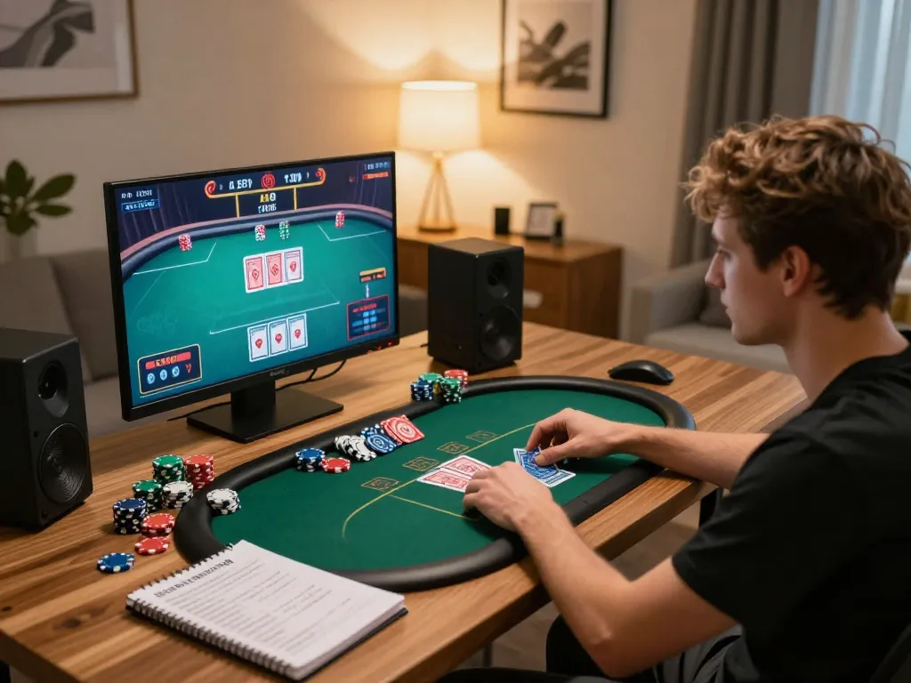 Engage in a riveting 777X poker game strategy at home with real-time gameplay.