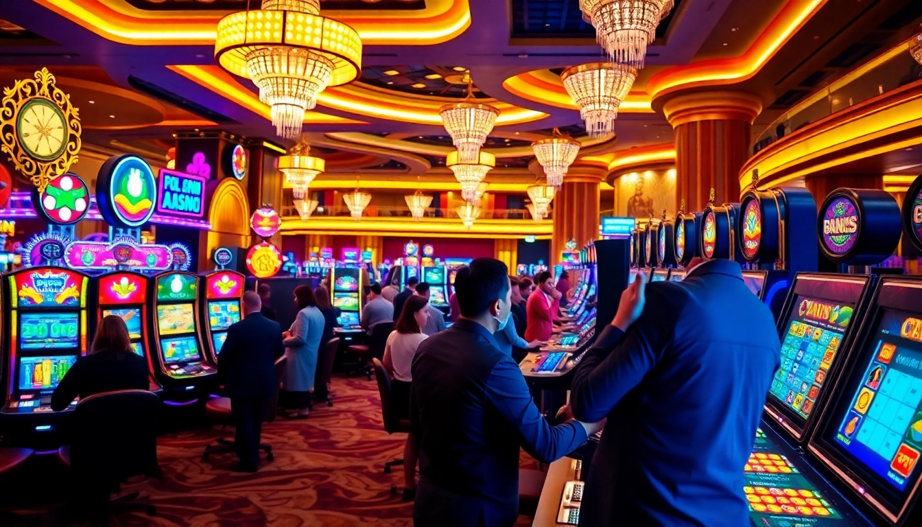 Experience vibrant excitement at nhà cái rr88's lively casino gaming floor.