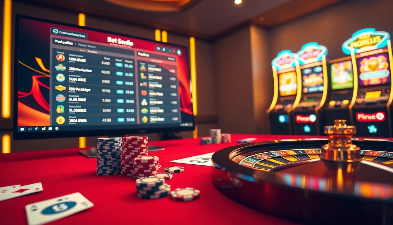 Place your bets at https://xx88.moe/ with a vibrant casino table showcasing poker chips and roulette wheels.