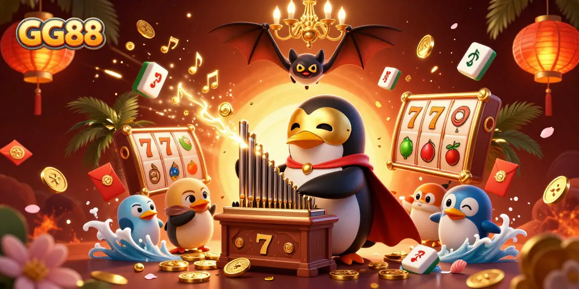 Experience GG88's thrilling casino adventure with vivid characters and dynamic elements.