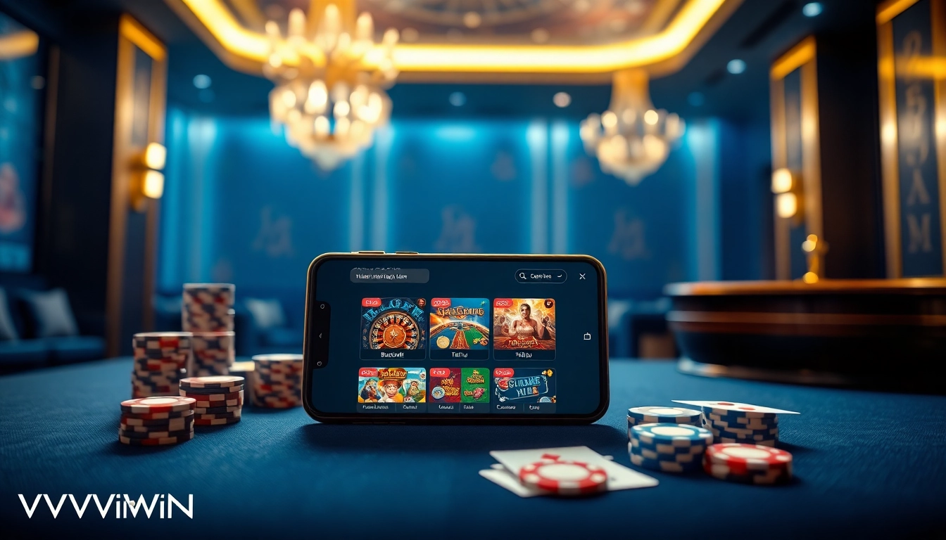 Experience luxury gaming with VVVWIN at vvvwin88.live featuring a modern casino app.