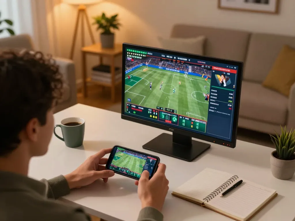 Betting on sports at https://www.mnm88.com/ from the comfort of home using a smartphone to engage live odds.