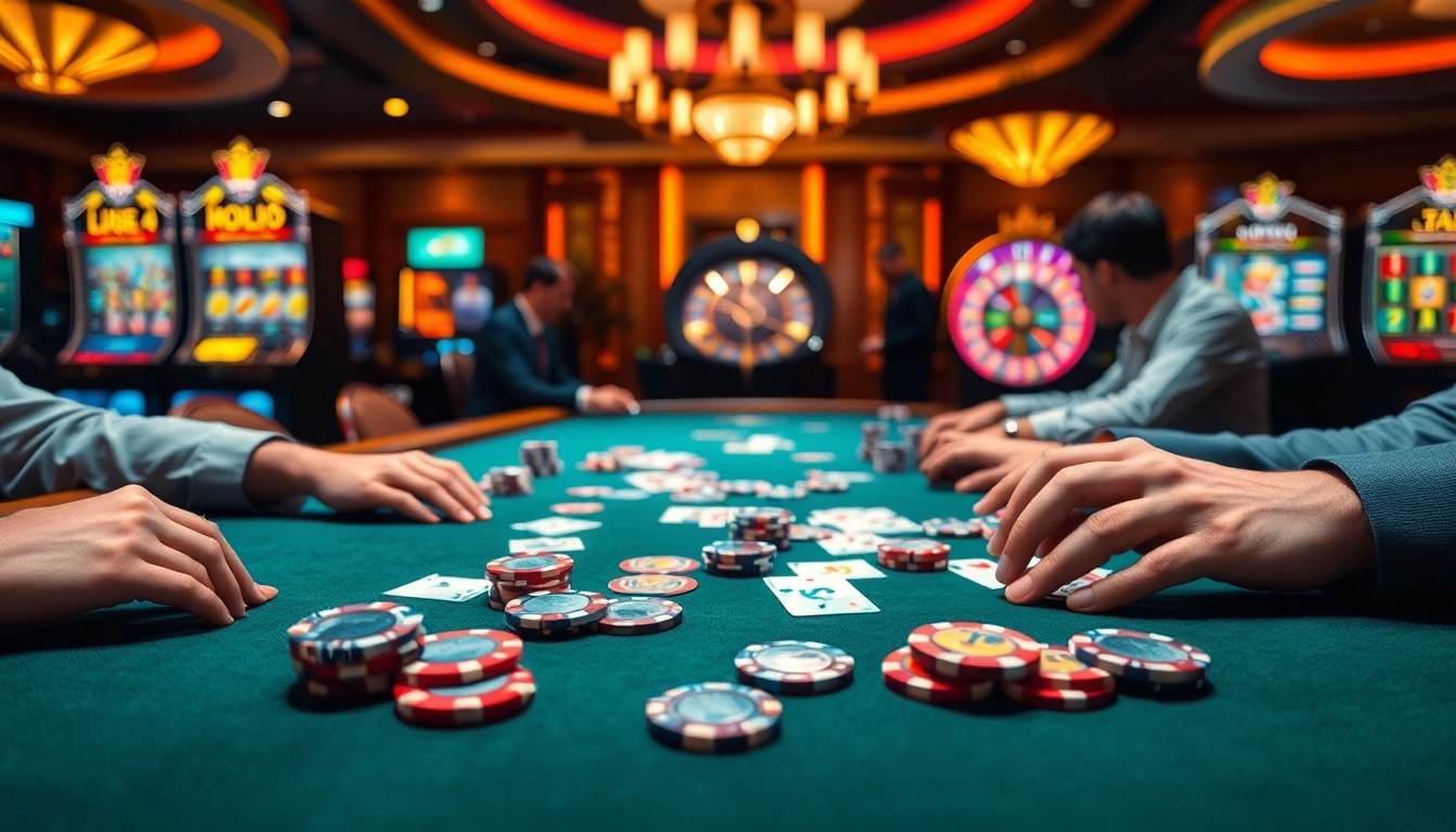 Experience the thrill of online gambling with https://ta88.biz/ at a high-stakes poker table.