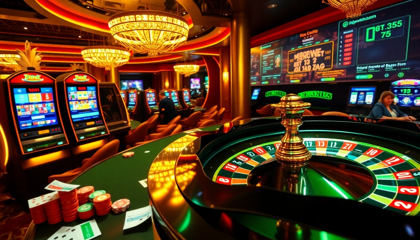 Experience the excitement of online gambling at https://kjc.football/ with vibrant casino visuals.