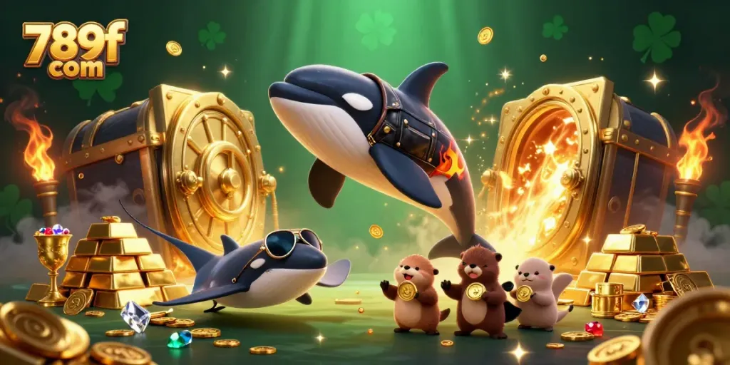 Win big at 789f com with exciting underwater casino characters, gold treasures, and vibrant graphics.