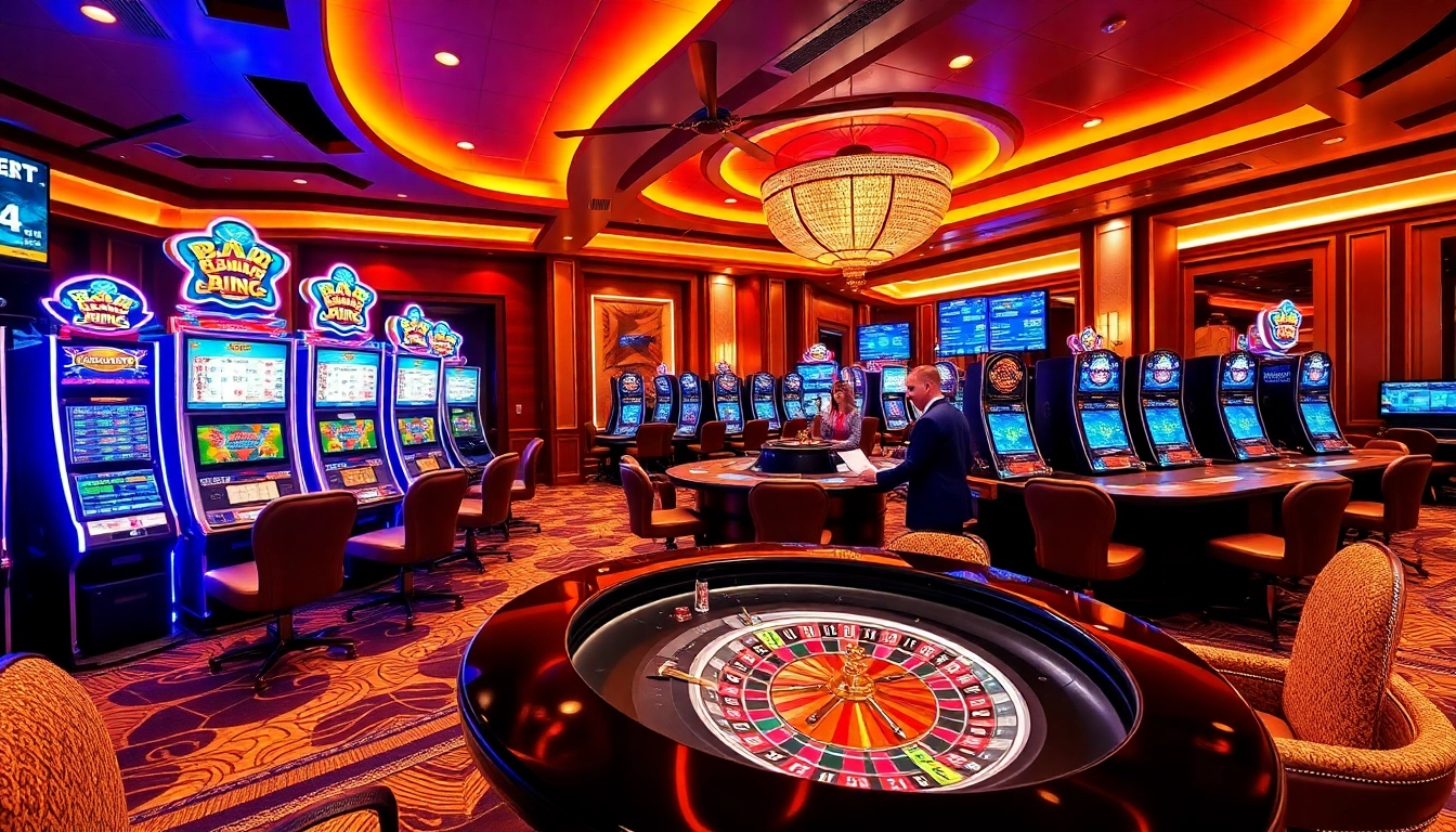 Experience the thrill of gambling at https://thabet.baby/ with vibrant slot machines and engaging dealers.