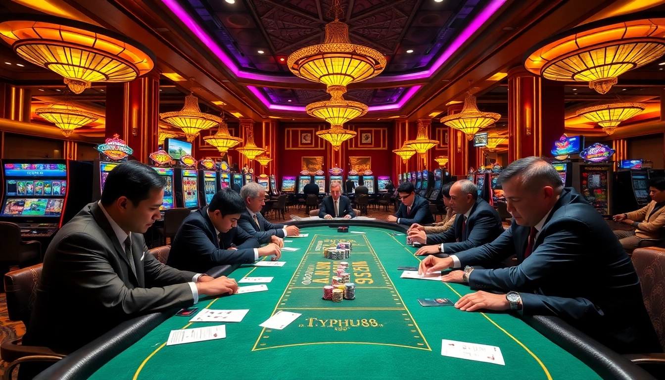 Experience the excitement of poker and slots at typhu88, where professional gambling comes alive.