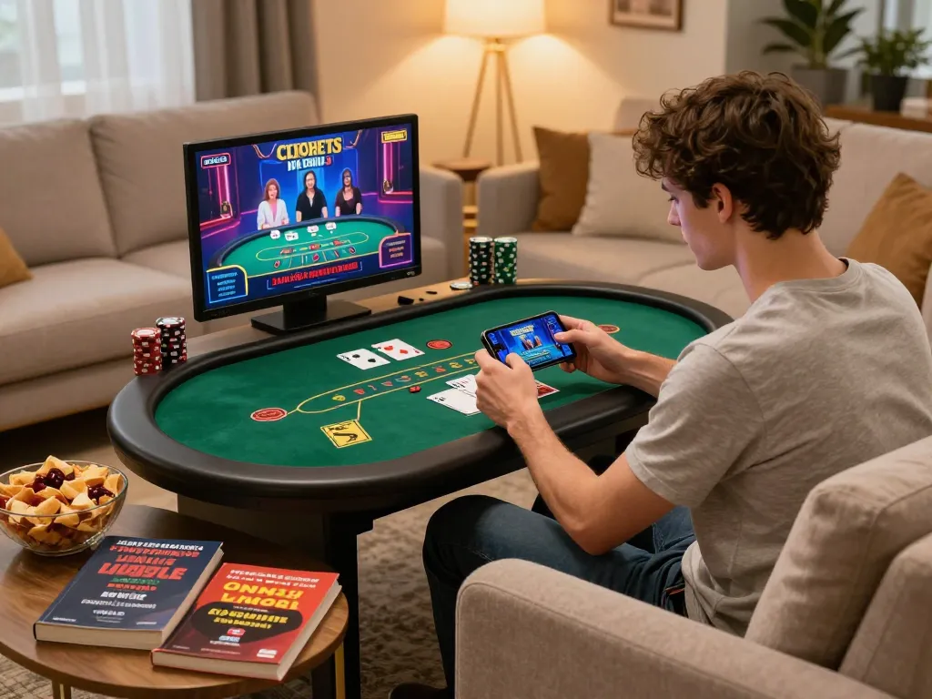 Engaging in mobile gaming at hit club with friends in a cozy atmosphere.