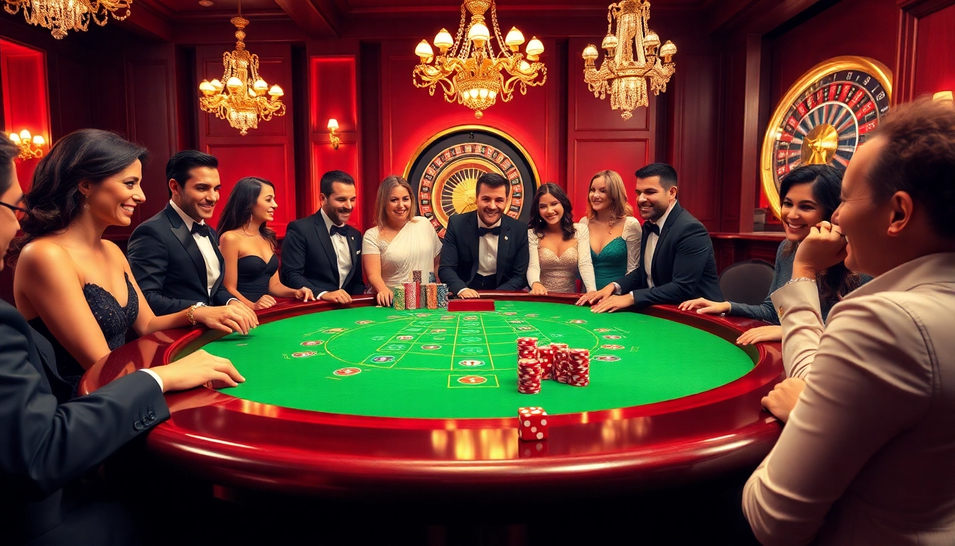 Experience high-stakes gambling at an elegant casino showcasing ee jl gaming elements.