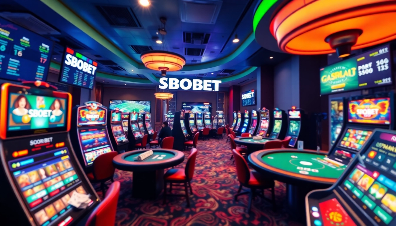 SBOBET.dance showcases an inviting online gambling environment with vibrant casino games and live betting.