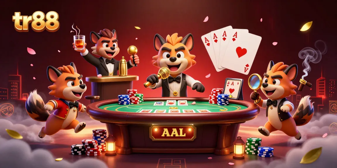 Experience the thrills of tr88 at a vibrant comedy casino with animated hyenas.