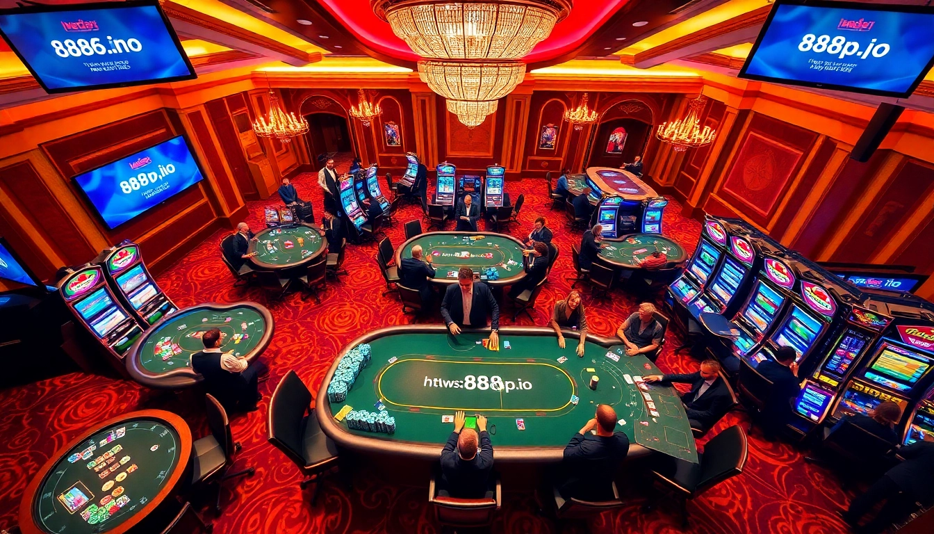 Experience the excitement of online gambling at https://888p.io/ with vibrant casino tables and thrilling games.