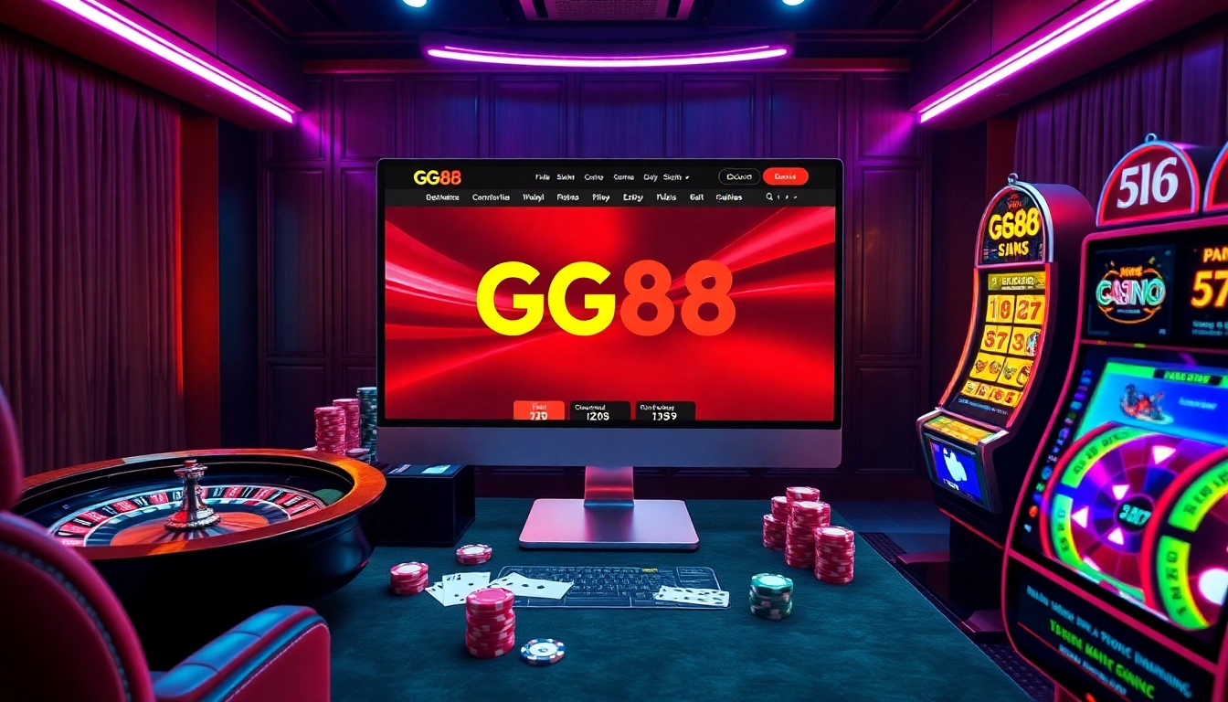 Experience the thrill of online gambling at GG88 with dynamic gaming elements and immersive visuals highlighting link vào gg88.