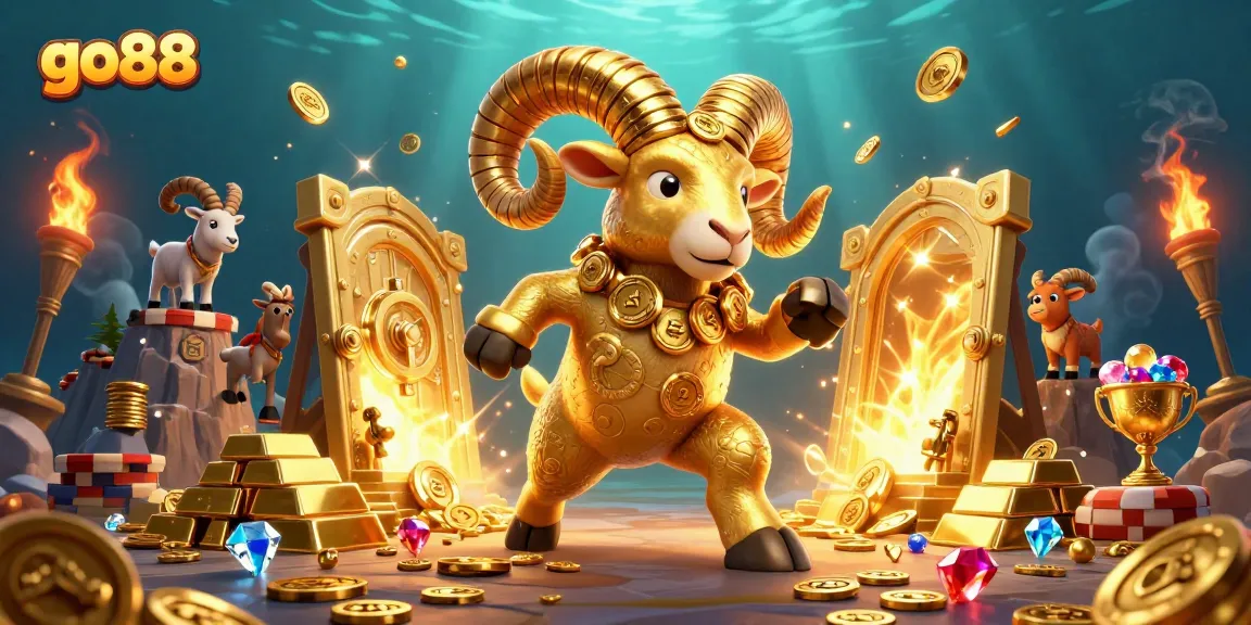 Experience the exhilarating world of go88 with dynamic casino gameplay and vibrant golden elements.