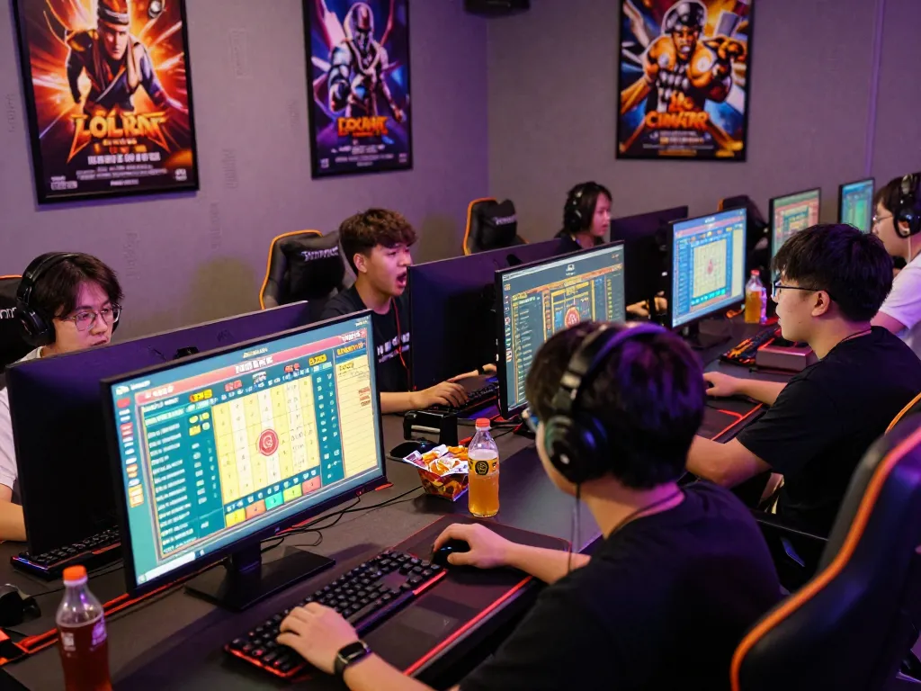 Engaged players experiencing lô đề online excitement in a vibrant gaming environment.