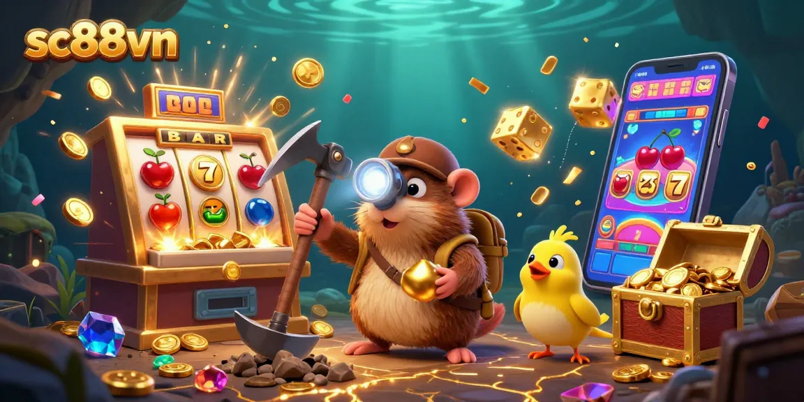 Spin big with sc88vn as the treasure hunter mole upgrades your gaming experience with dynamic jackpot gaming.
