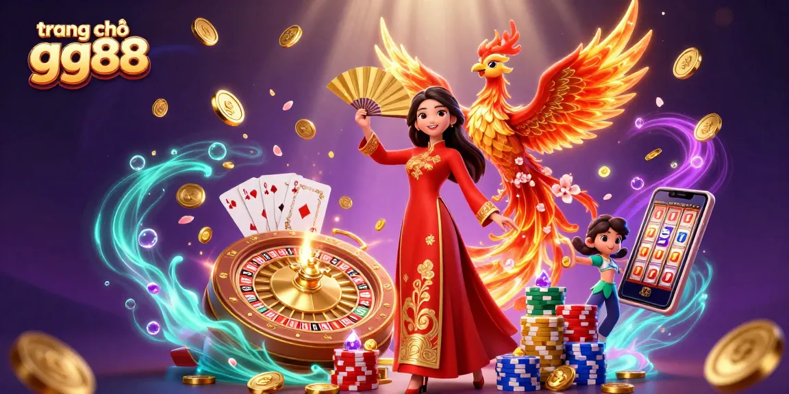 Experience the excitement at trang chủ gg88 with stunning visuals of casino games and vibrant characters.