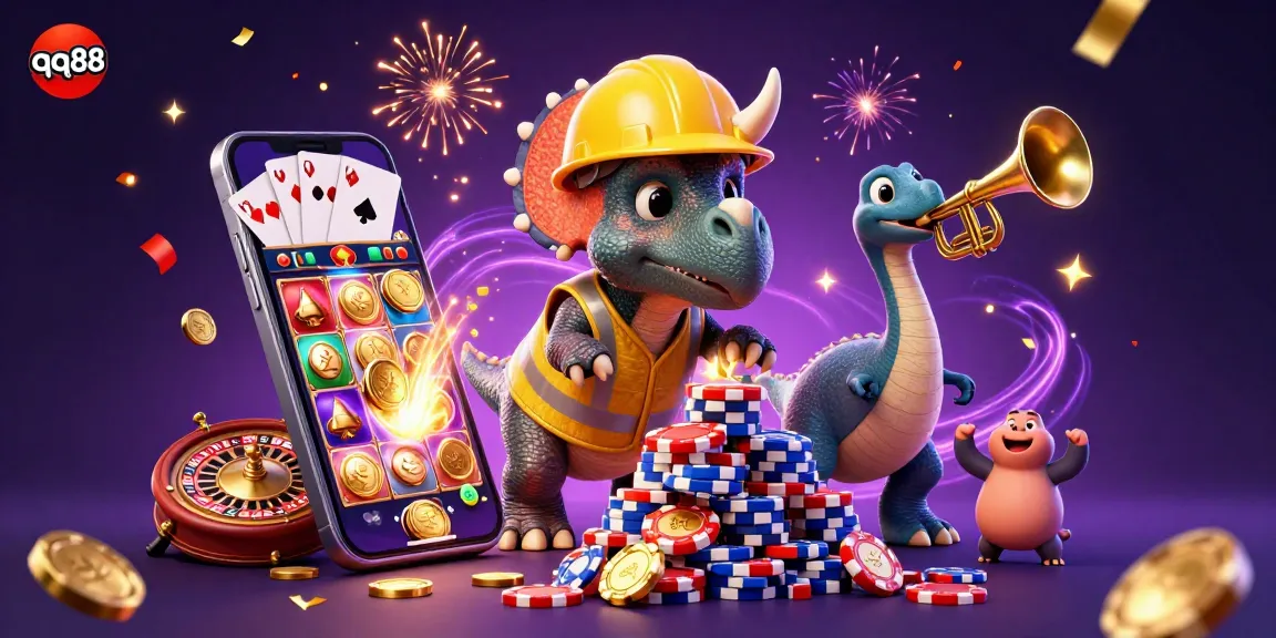 Engage in thrilling gambling excitement at qq88 with colorful slot games and dynamic casino elements.