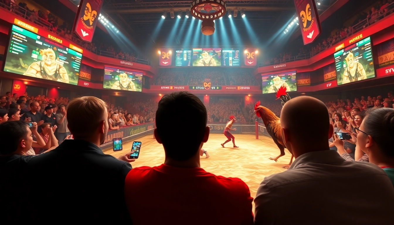 Experience the excitement of SV368win.live with live cockfighting and dynamic betting.
