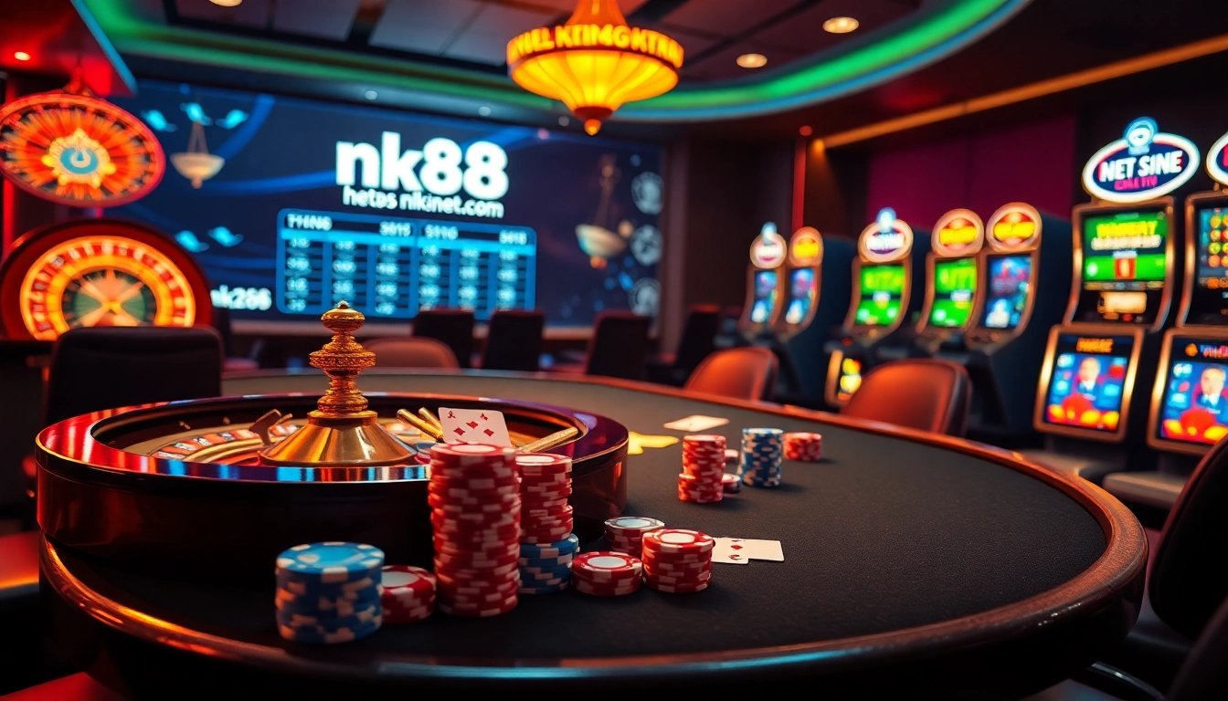 Experience thrilling gameplay at https://nk88net.com/ with engaging casino games and luxury ambiance.