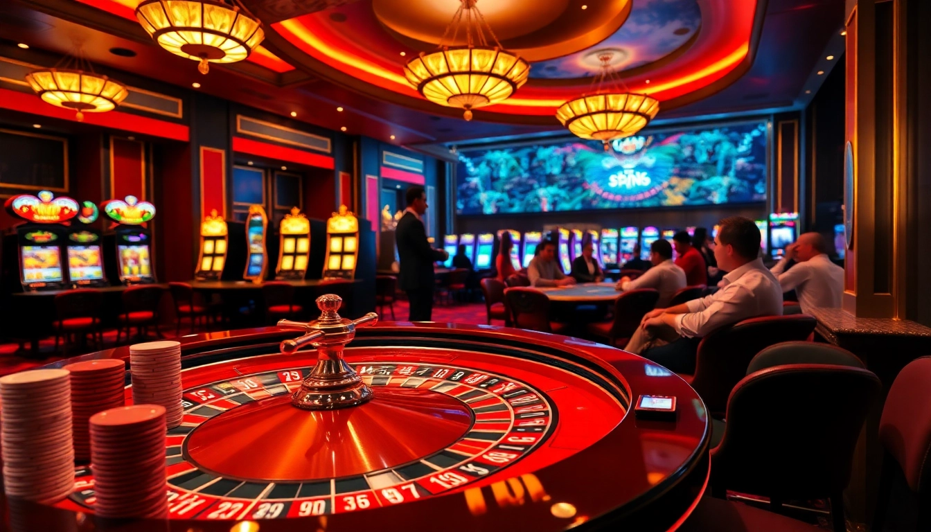 Experience thrilling gameplay at https://bem88.com with high-stakes poker chips on a casino table.