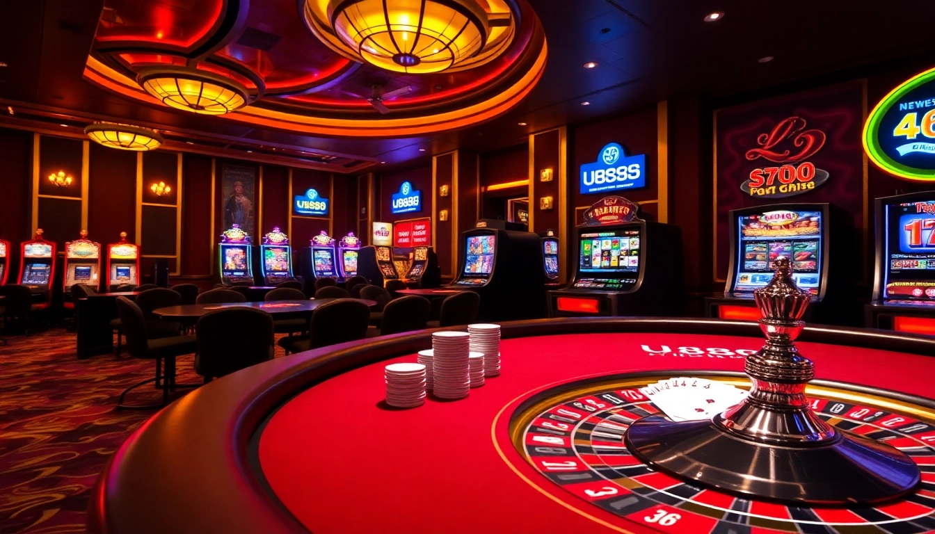Players enjoying a thrilling poker game at U888-themed casino tables.