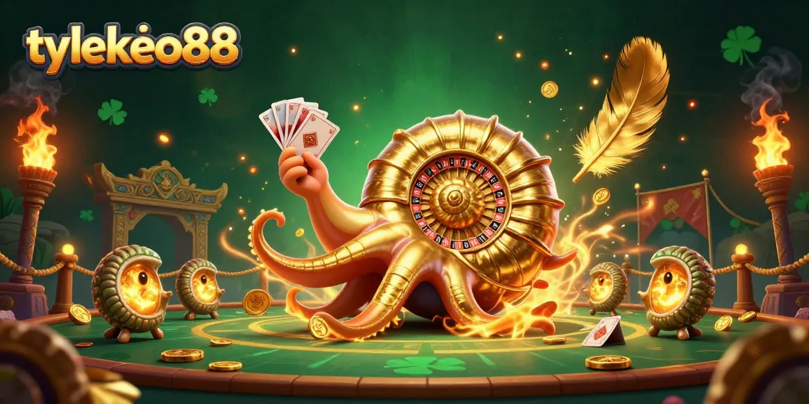 Experience thrilling wins with tylekeo88 as vibrant casino elements come alive in 3D illustration