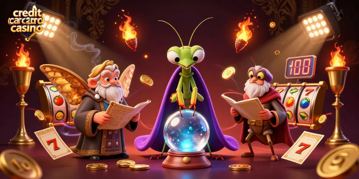 Experience high-stakes action at a vibrant credit card casino with engaging characters and dynamic game elements.
