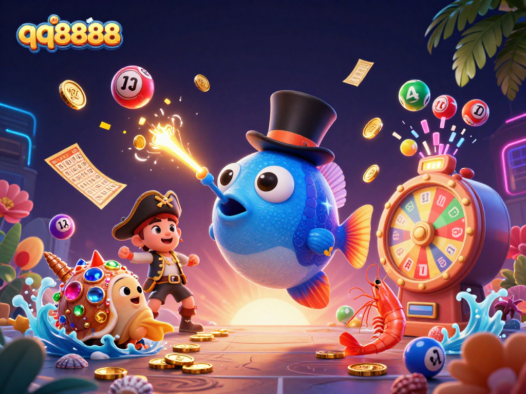 Engage with qq8888 lottery excitement through dynamic underwater adventure and vibrant game elements.