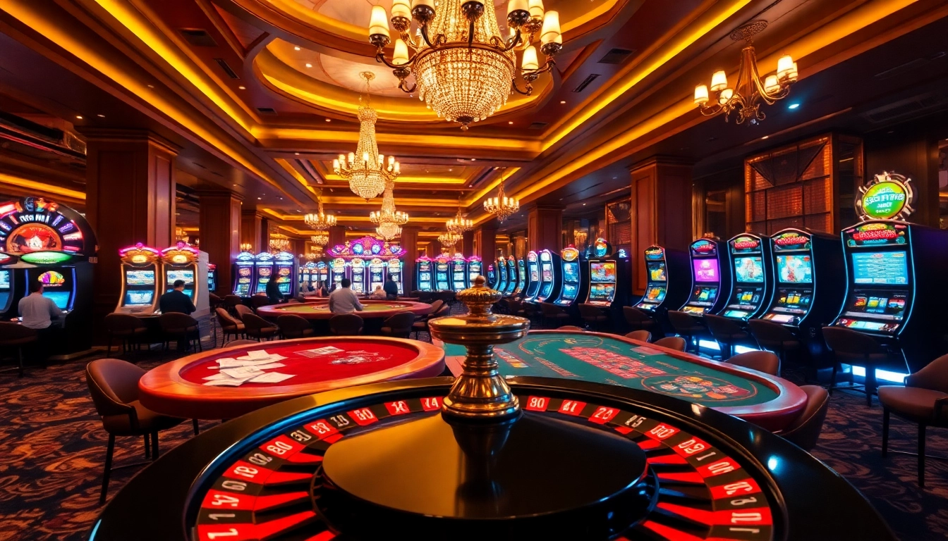 Experience the thrill at top nhà cái with engaging poker scenes and luxurious casino decor.
