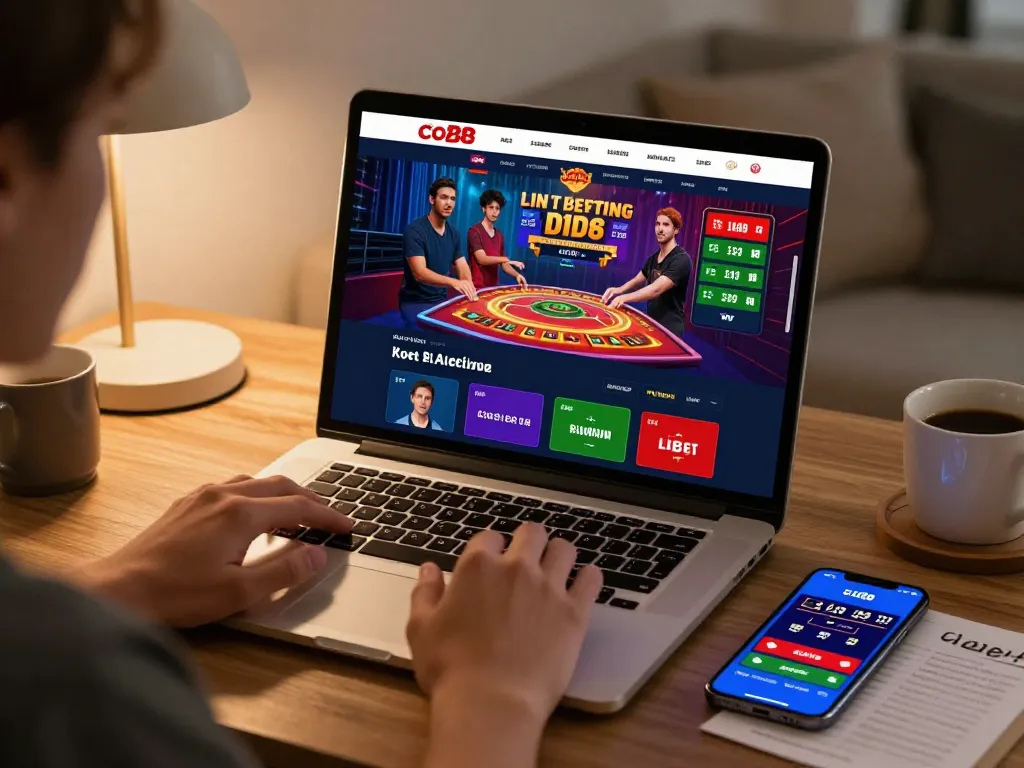 Players engaging on the co 88 online platform for sports betting, showing live odds and excitement.