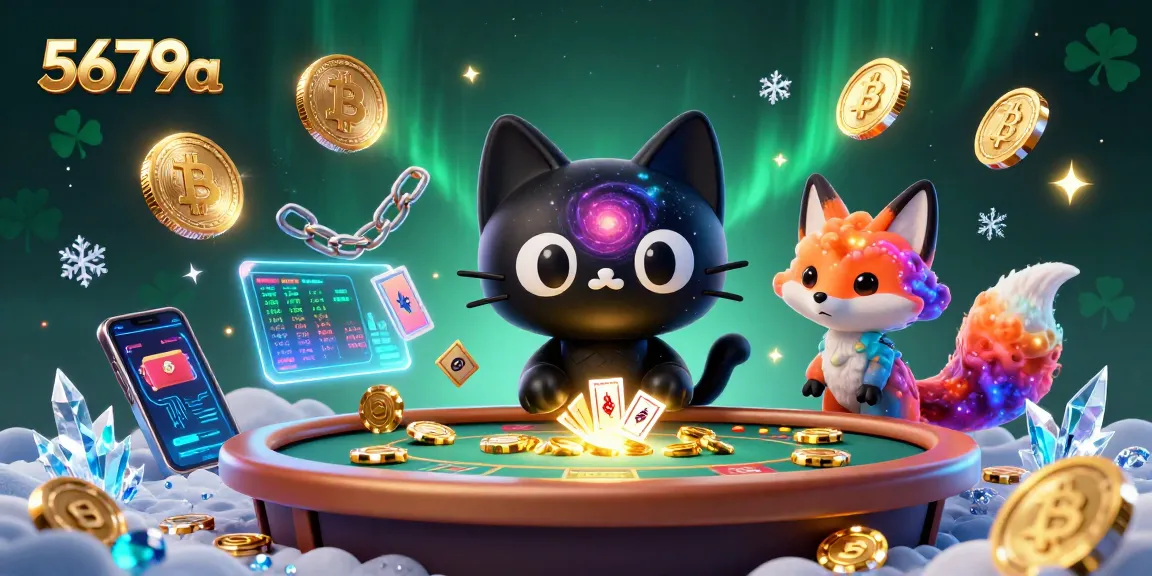 Experience exciting casino action with 5679a's captivating and vibrant cosmic illustration.