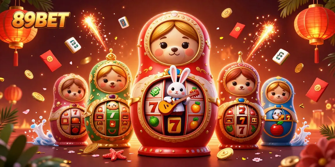 Experience thrilling games at 89BET with vibrant 3D casino elements and festive energy.