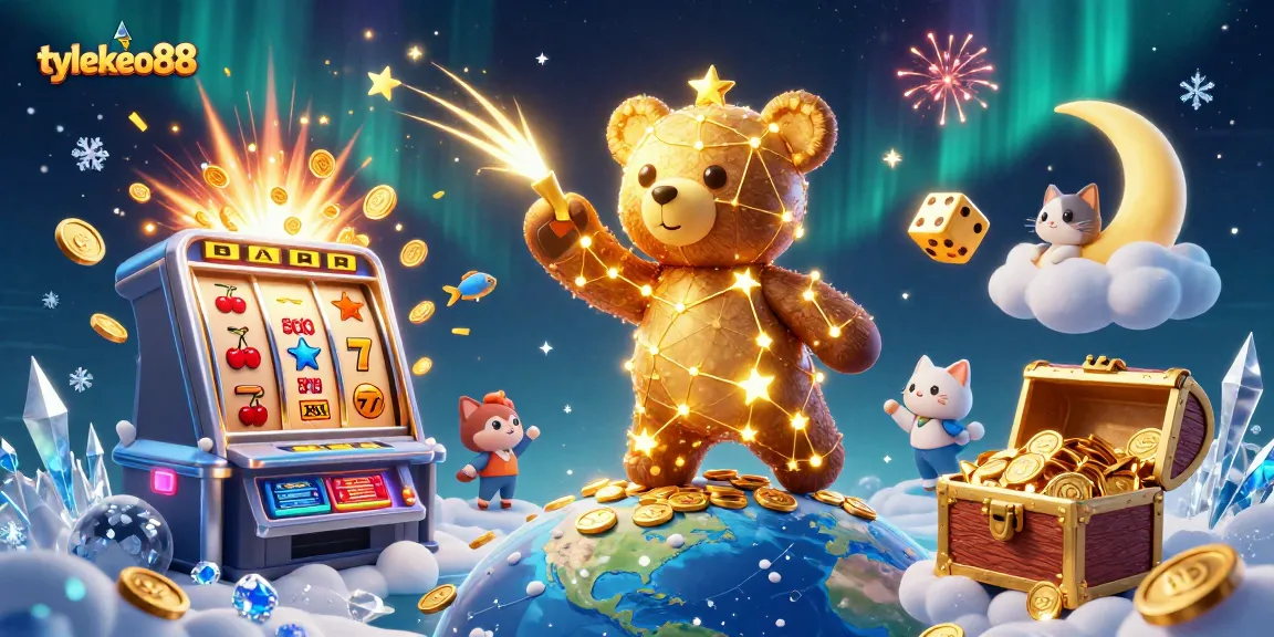 Experience the thrilling action of tylekeo88 as characters scoop coins amidst vibrant casino elements in a captivating scene.