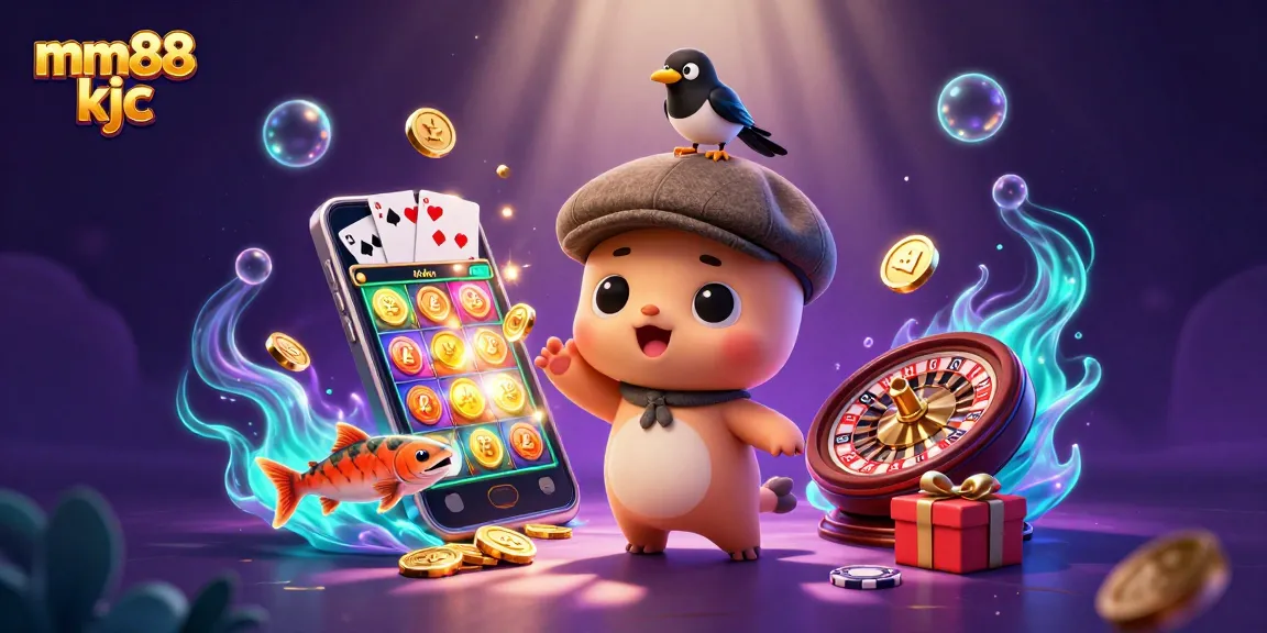 Engage with thrilling mm88 kjc gaming as baby Nessie and friends explore colorful casino elements.