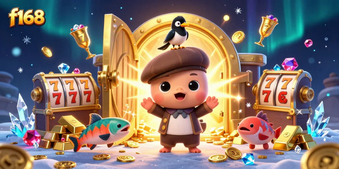 Experience thrilling adventures at f168 with playful characters in a vibrant casino world full of treasures and excitement.