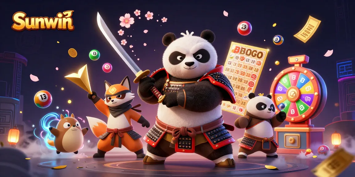 Engage with Sunwin's dynamic lottery games featuring exciting characters and vibrant visuals.