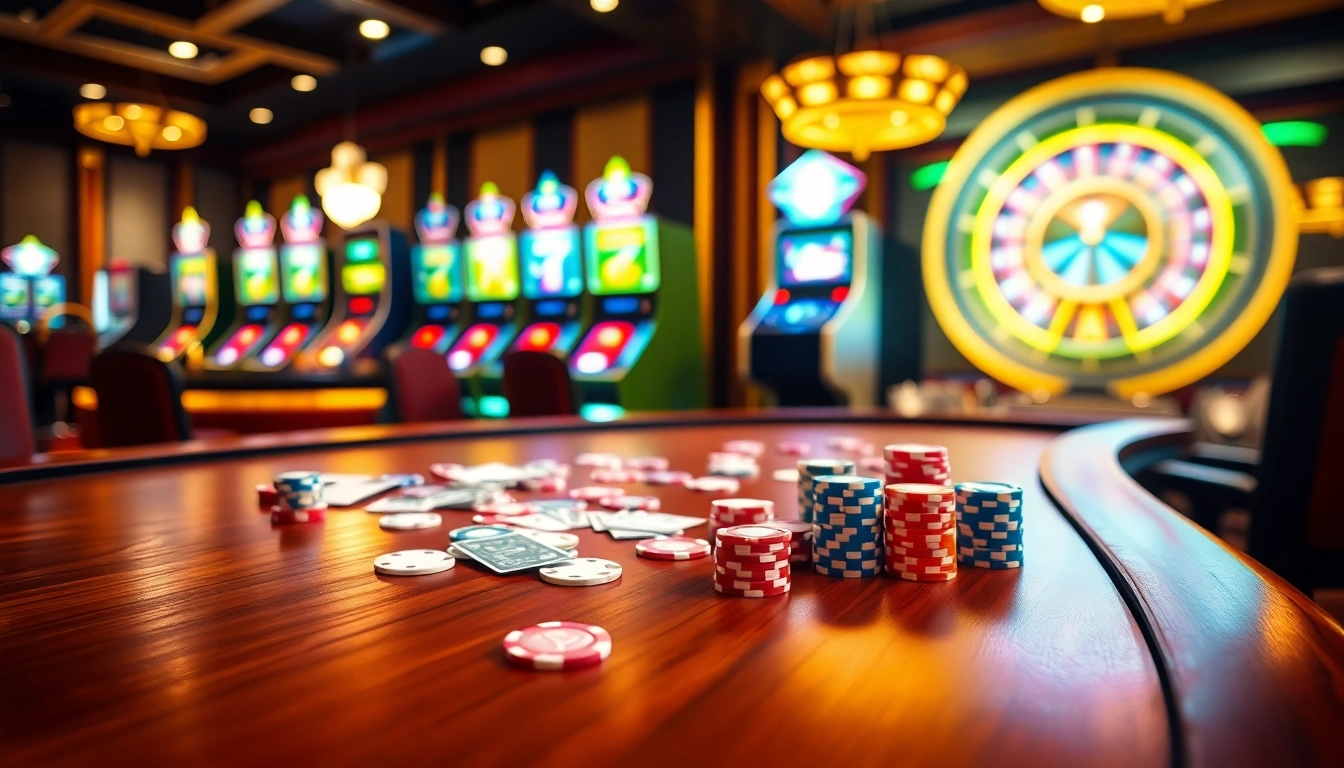 Experience the thrill of UU88 online gambling at a vibrant casino table.