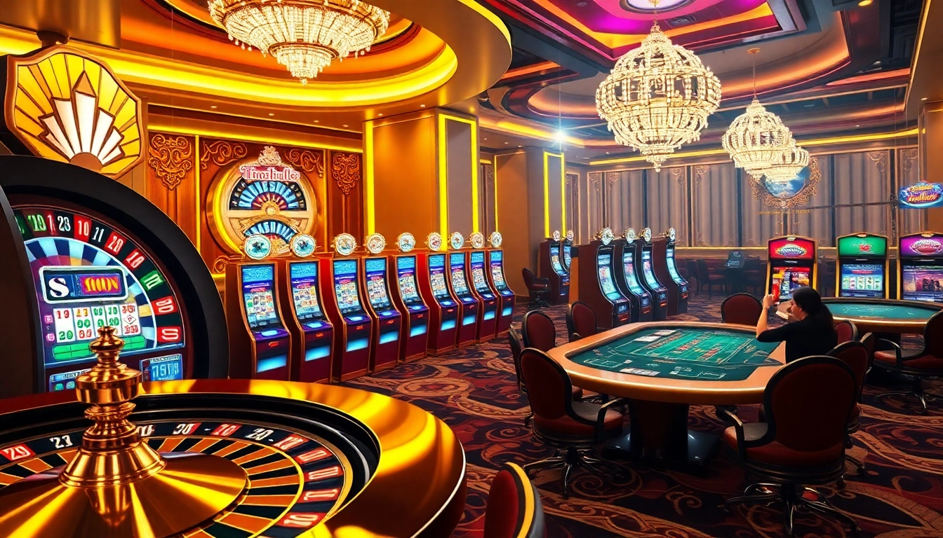 Experience the excitement at typhu88 with vibrant casino elements and thrilling games.