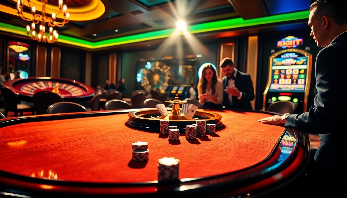 Experience the excitement at Hit club with thrilling poker action and vibrant casino atmosphere.
