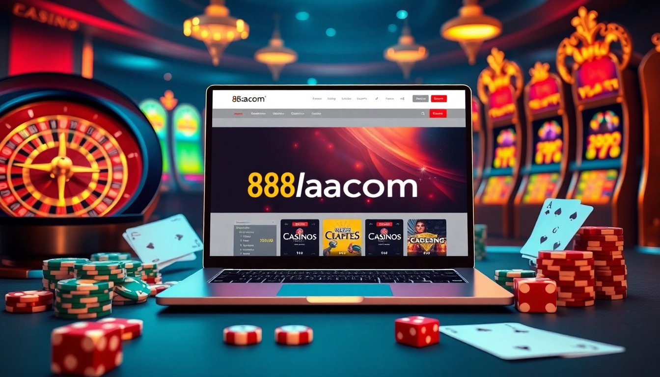 Experience the excitement of gambling with 88aacom in a vibrant casino setting.