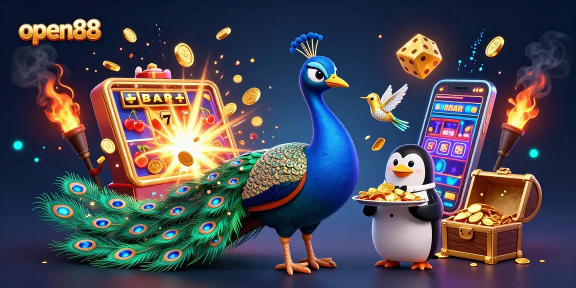 Experience the thrilling excitement of open88 slot games alongside vibrant 3D characters!