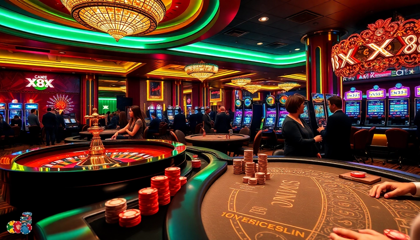 Experience thrilling gameplay with X 88 as expert players engage at an elegant casino table.