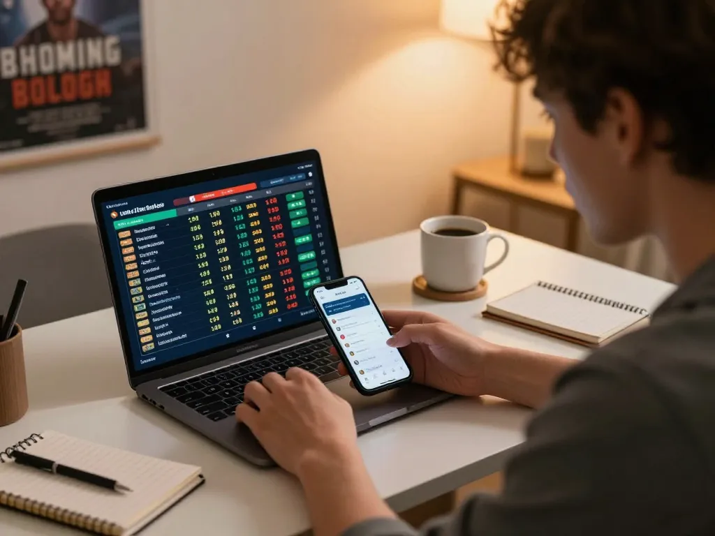 Experience live sports betting action on trang chủ rr88 with a focused player using online tools