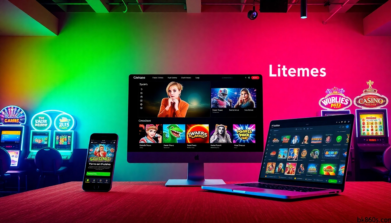 Explore the exciting online gambling landscape at bk860s.com featuring modern gaming options and vibrant interfaces.